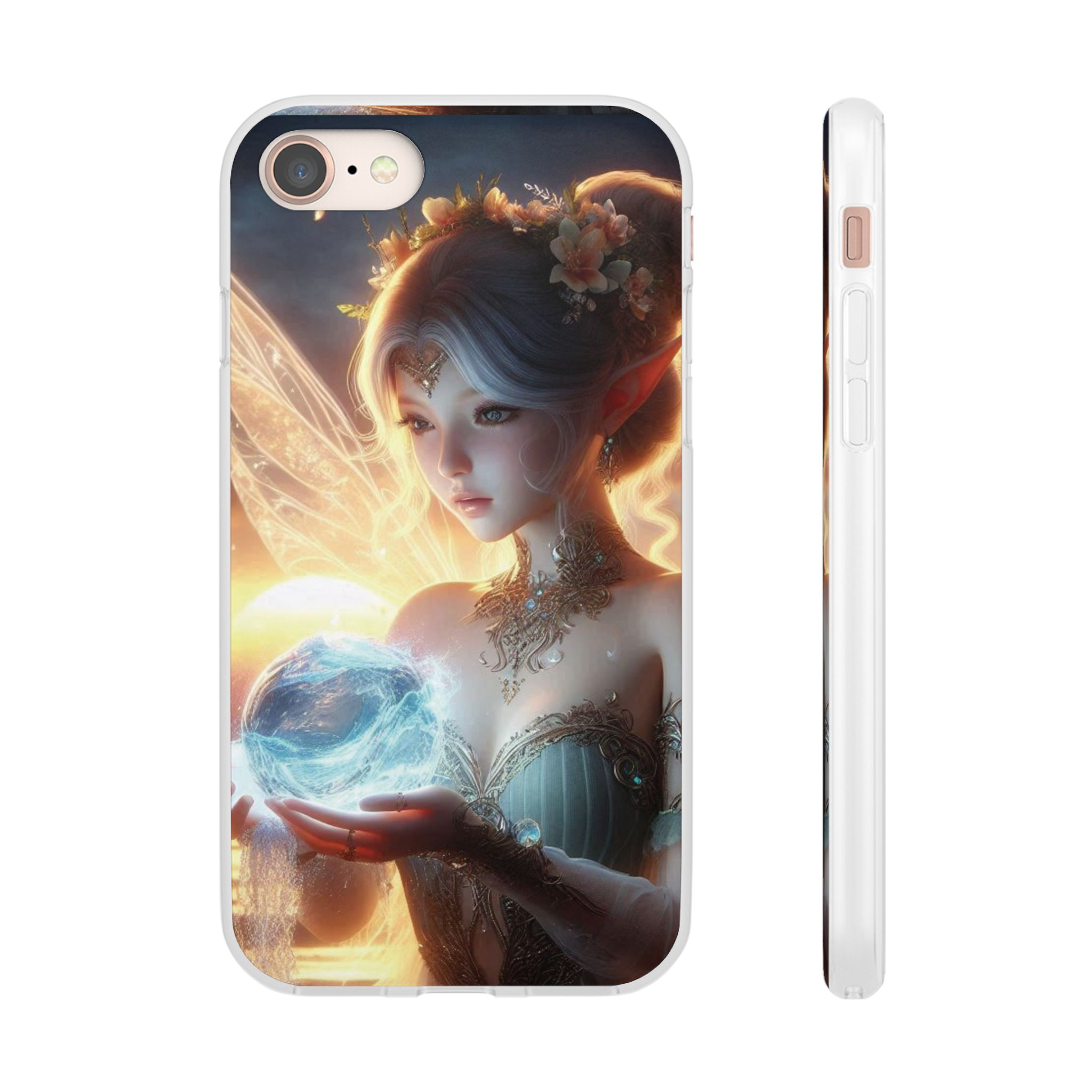Fantasy Flexi Cases, Fairies Water Design, Magical Phone Covers, Flexible Phone