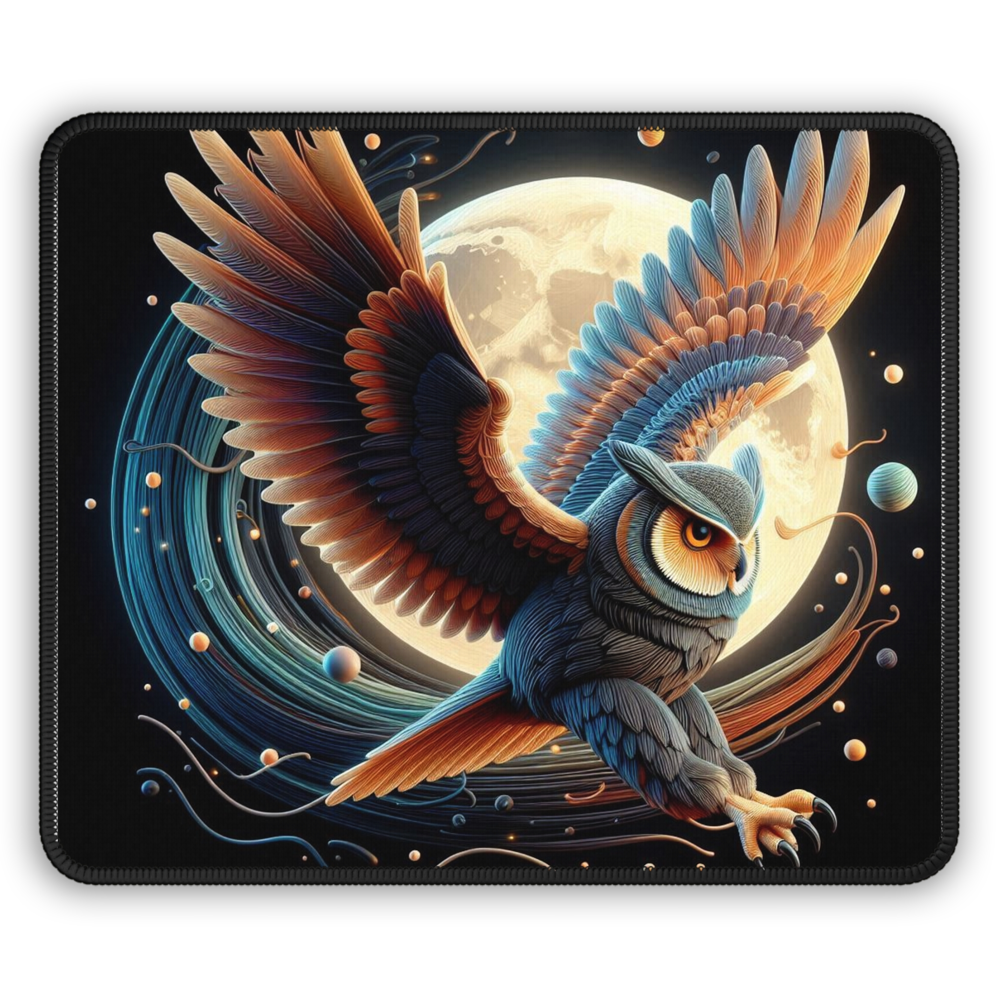 Owl Moon Mouse Pad