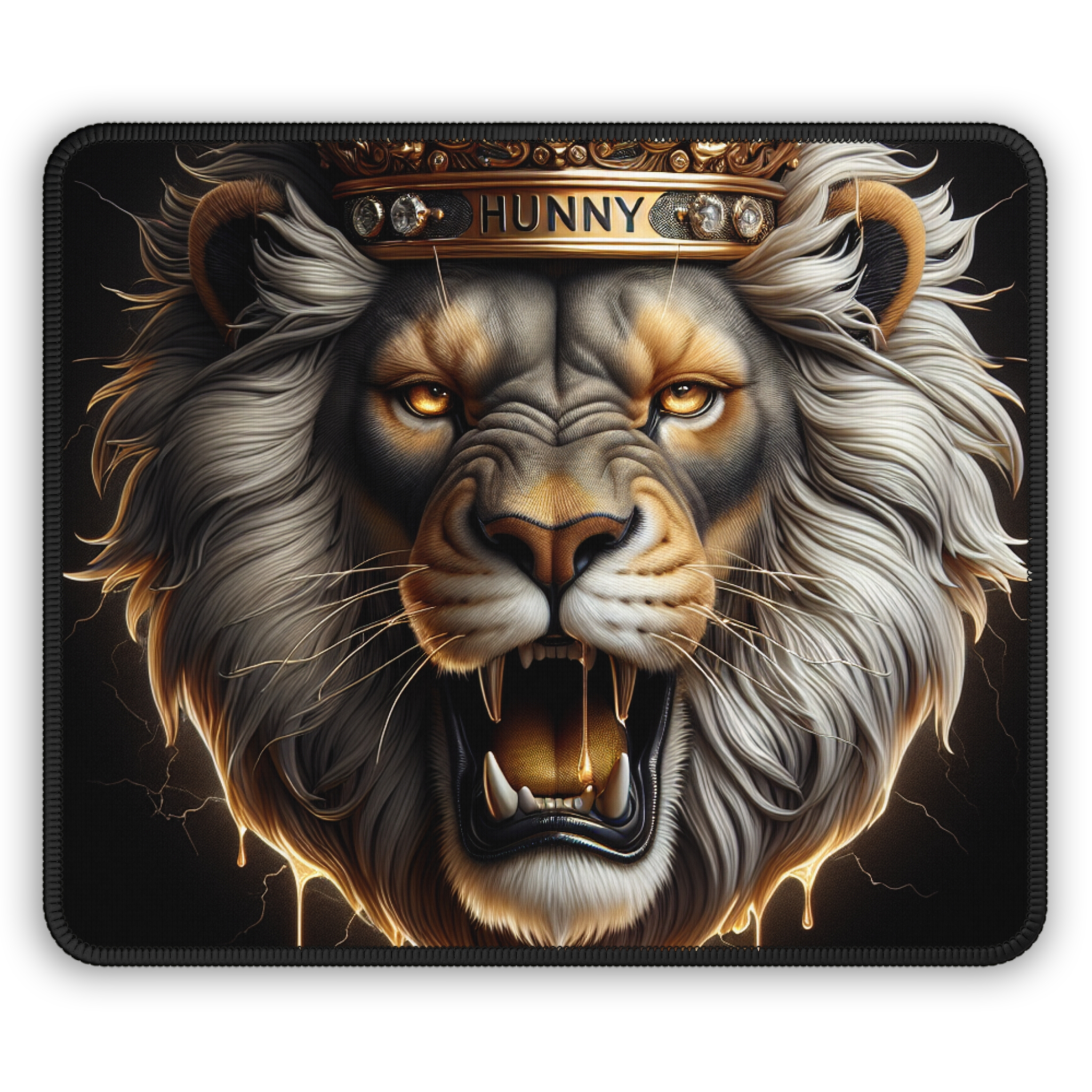 Majestic Lion Hunny Mouse Pad