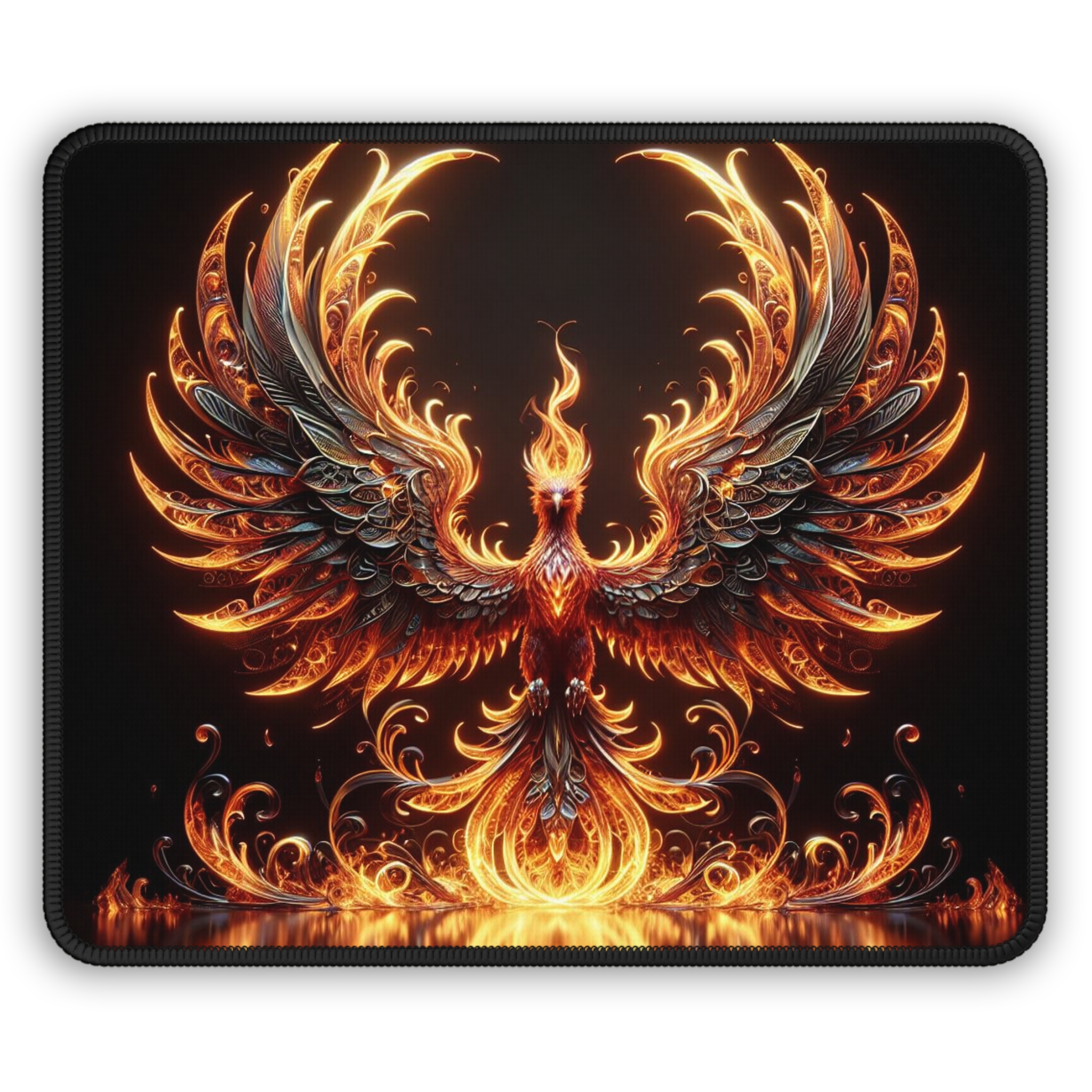 Phoenix Flame Mouse Pad