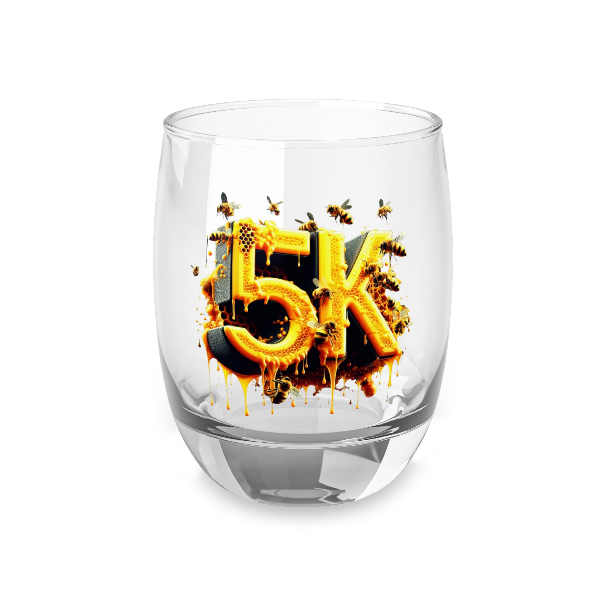 5K Hunny Drip Whiskey Glass