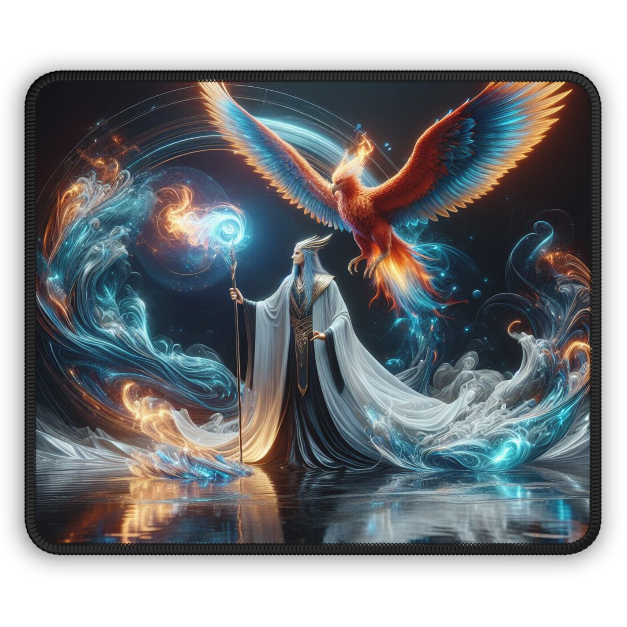 Wizard & Phoenix Mouse Pad
