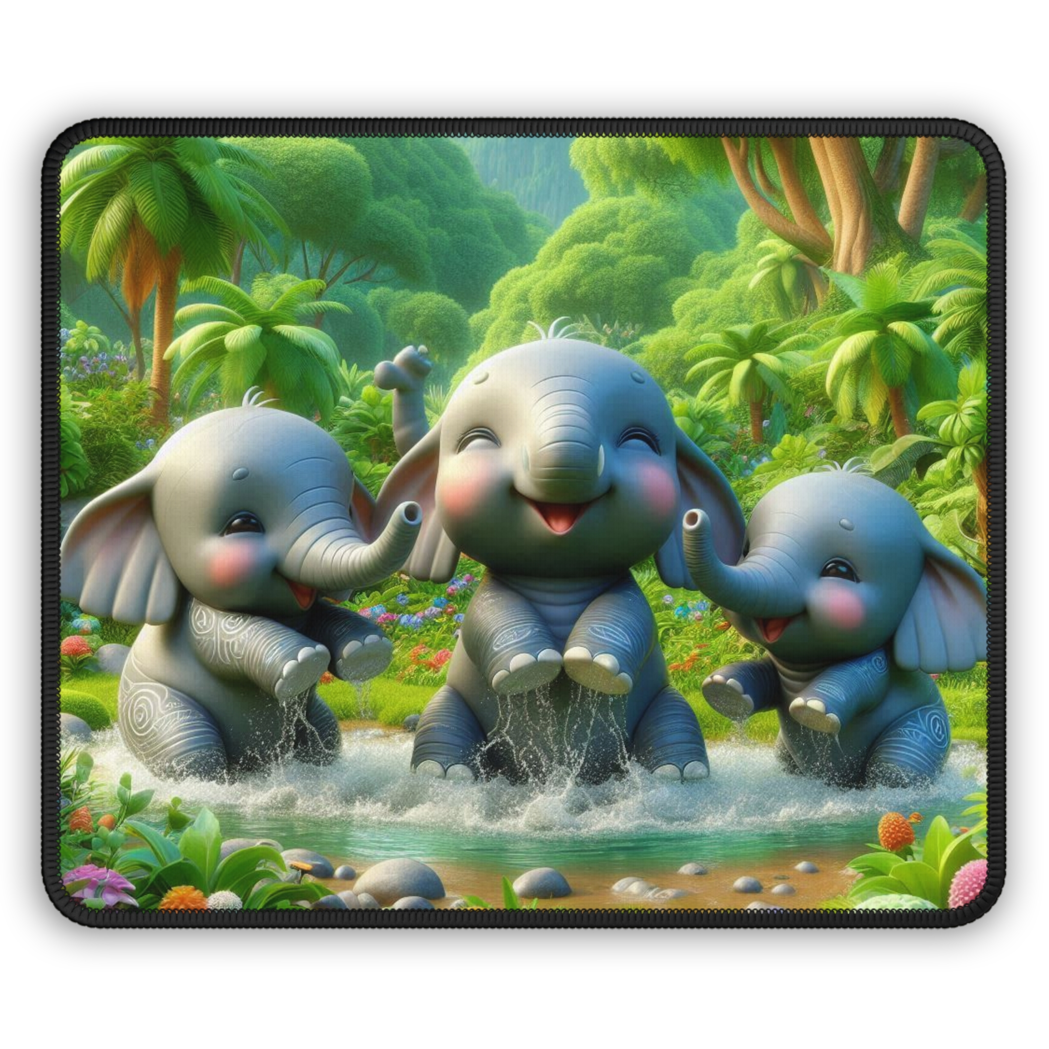 Cute Elephant Mouse Pad